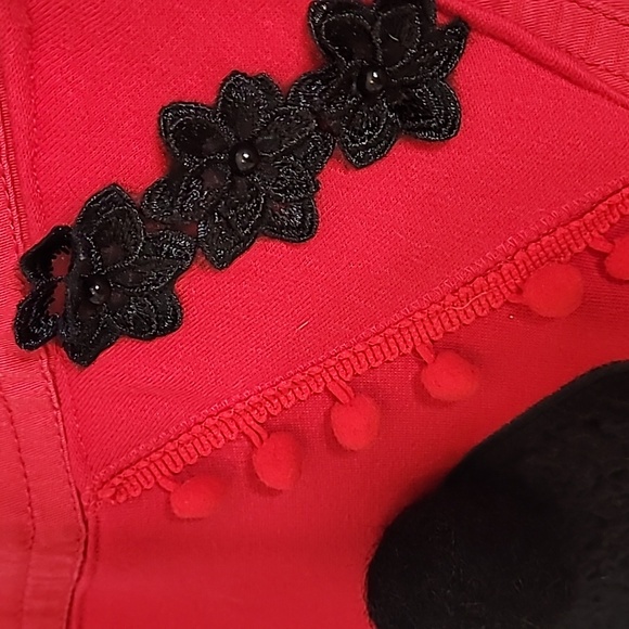 HOST PICK!!! Red Cat Jacket Refashioned - Picture 3 of 5